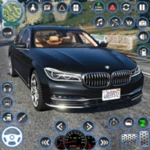 us car driving simulator game android application logo